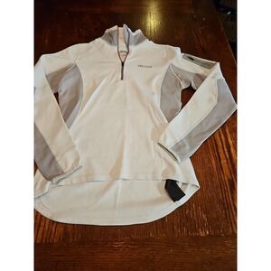 Marmot White Zip Up Sweater